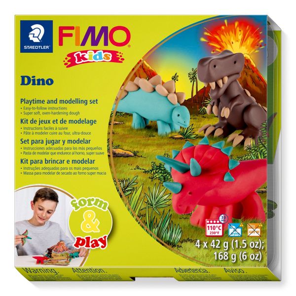 FIMO KIDS FORM & PLAY CLAY DINO