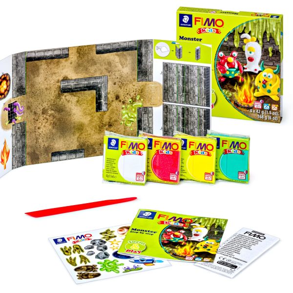 Fimo Kids Form & Play Clay Monster SET