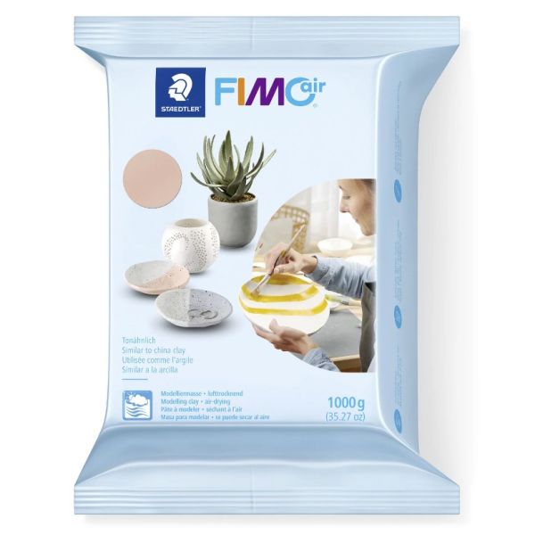 Fimo Air-Dry Modelling Clay Pale Pink 1kg