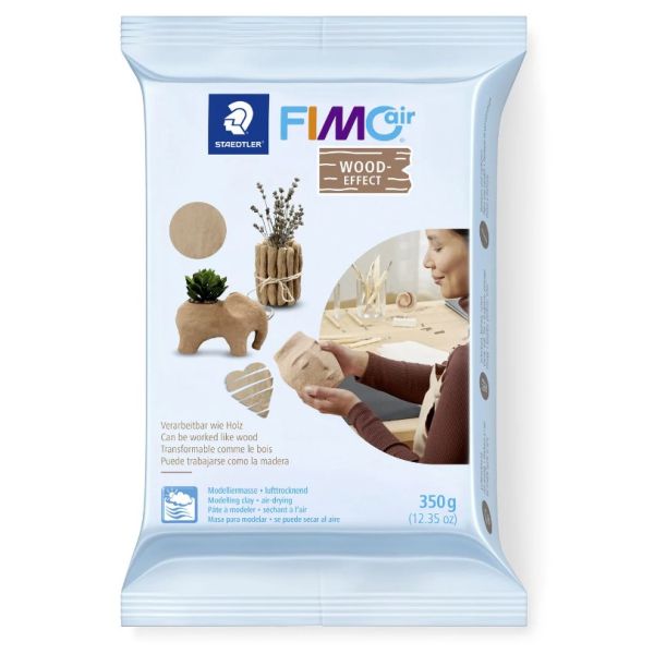 Fimo Air-Dry Modelling Clay Wood-Effect 350g
