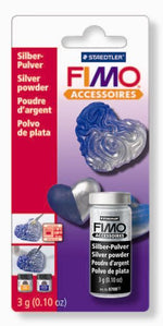 Fimo Metallic Powder Silver 3g