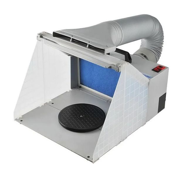 FORMULA AIRBRUSH SPRAY BOOTH WITH LIGHTS & EXHAUST MINI