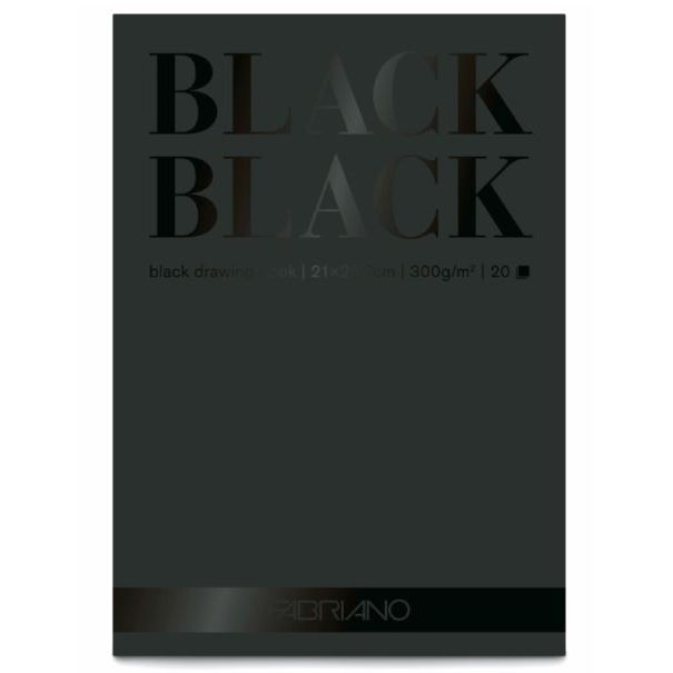 Fabriano Black Pad 300gsm Black