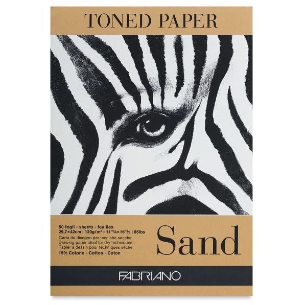 Fabriano Toned Paper Pad 120gsm Sand
