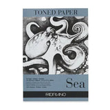 Fabriano Toned Paper Pad 120gsm Sea A4