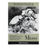 Fabriano Toned Paper Pad 120gsm Moss A3