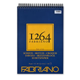Fabriano 1264 Sketch Pad 90gsm Top Spiral 120 Sheets A3