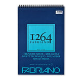 Fabriano 1264 Mixed Media Pad 300gsm Top Spiral 30 Sheets A3