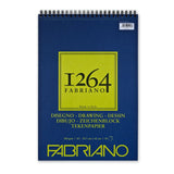 Fabriano 1264 Drawing Pad 180gsm Top Spiral 50 Sheets A3