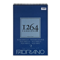 Fabriano 1264 Watercolour Pad 300gsm Top Spiral 30 Sheets A3