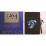 Fabriano 1264 Black Pad 200gsm Top Spiral 20 Sheets A5