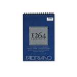 Fabriano 1264 Black Pad 200gsm Top Spiral 40 Sheets A4