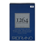 Fabriano 1264 Black Pad 200gsm Top Spiral 40 Sheets A3