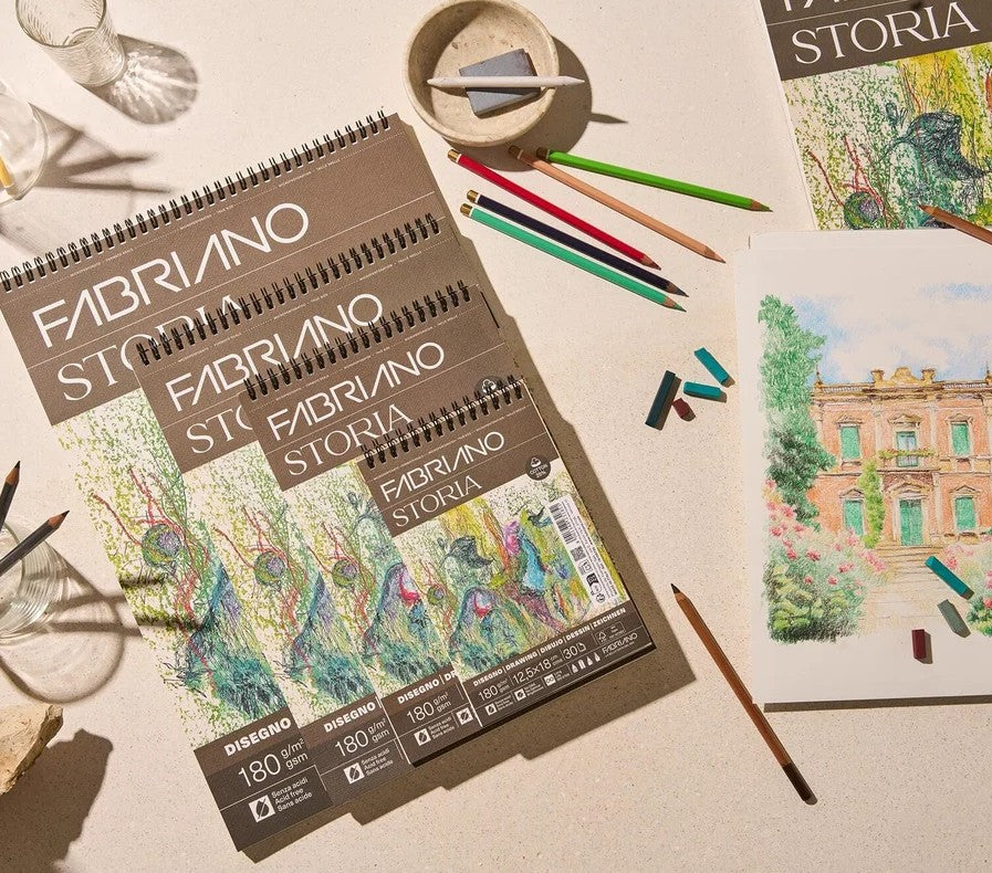 FABRIANO STORIA DRAWING PAD 180GSM