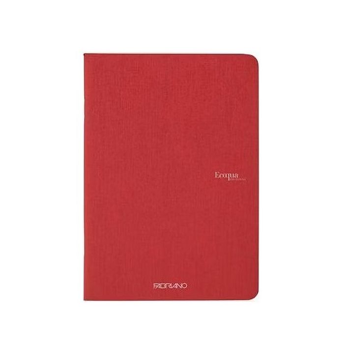 Fabriano Ecoqua Stapled Notebook Cherry Plain