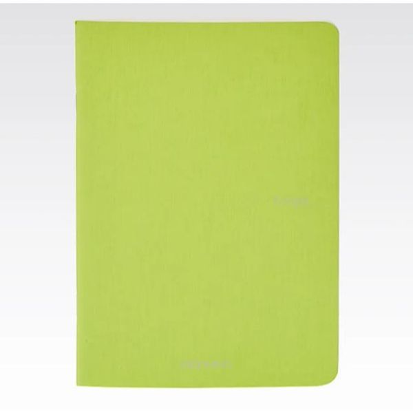 Fabriano Ecoqua Stapled Notebook Lime Plain A5