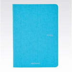 Fabriano Ecoqua Stapled Notebook Turquoise Plain A5