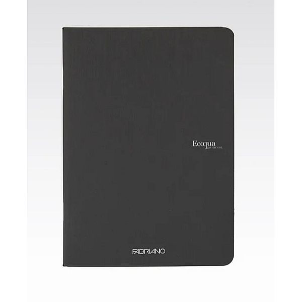 Fabriano Ecoqua Stapled Notebook Black Dotted A5