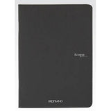 Fabriano Ecoqua Stapled Notebook Black Lined A5