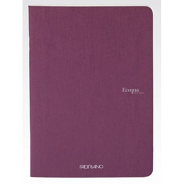 Fabriano Ecoqua Stapled Notebook Wine Lined A5