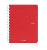 Fabriano Ecoqua Spiral Notebook Raspberry Plain A5