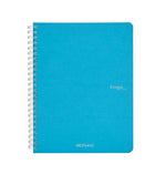 Fabriano Ecoqua Spiral Notebook Turquoise Plain A5
