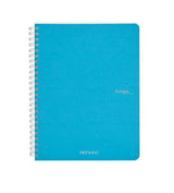 Fabriano Ecoqua Spiral Notebook Turquoise Plain A5