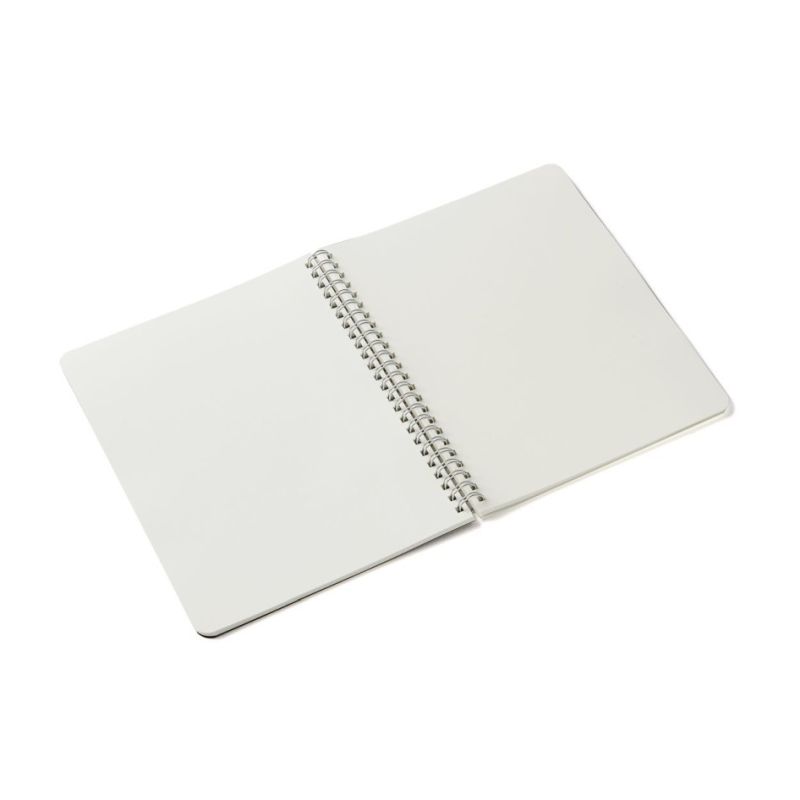 Fabriano Ecoqua Spiral Notebook Turquoise Plain A5