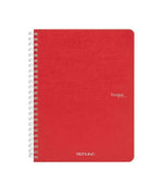 Fabriano Ecoqua Spiral Notebook Raspberry Grid A5
