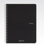 Fabriano Ecoqua Spiral Notebook Black Grid A5