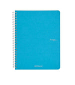 Fabriano Ecoqua Spiral Notebook Turquoise Grid A5
