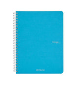 Fabriano Ecoqua Spiral Notebook Turquoise Grid A5