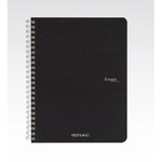 Fabriano Ecoqua Spiral Notebook Black Lined A5