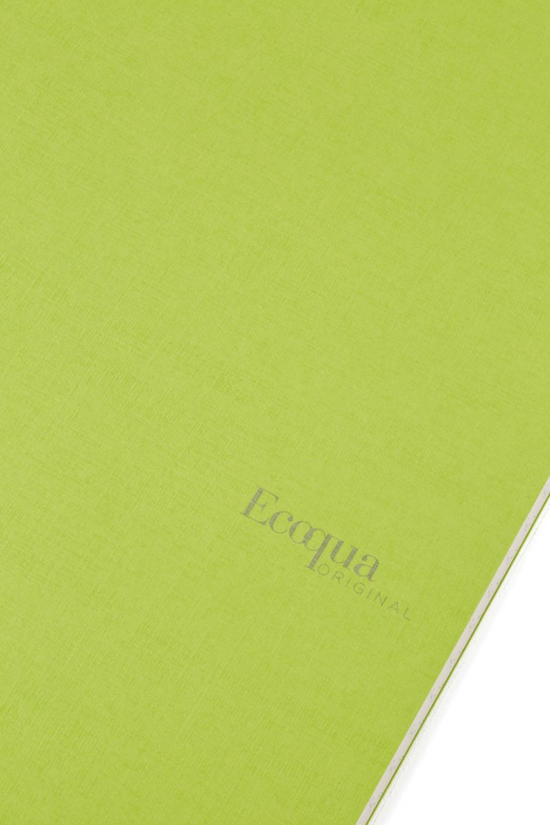 Fabriano Ecoqua Stapled Notebook Lime Plain A4