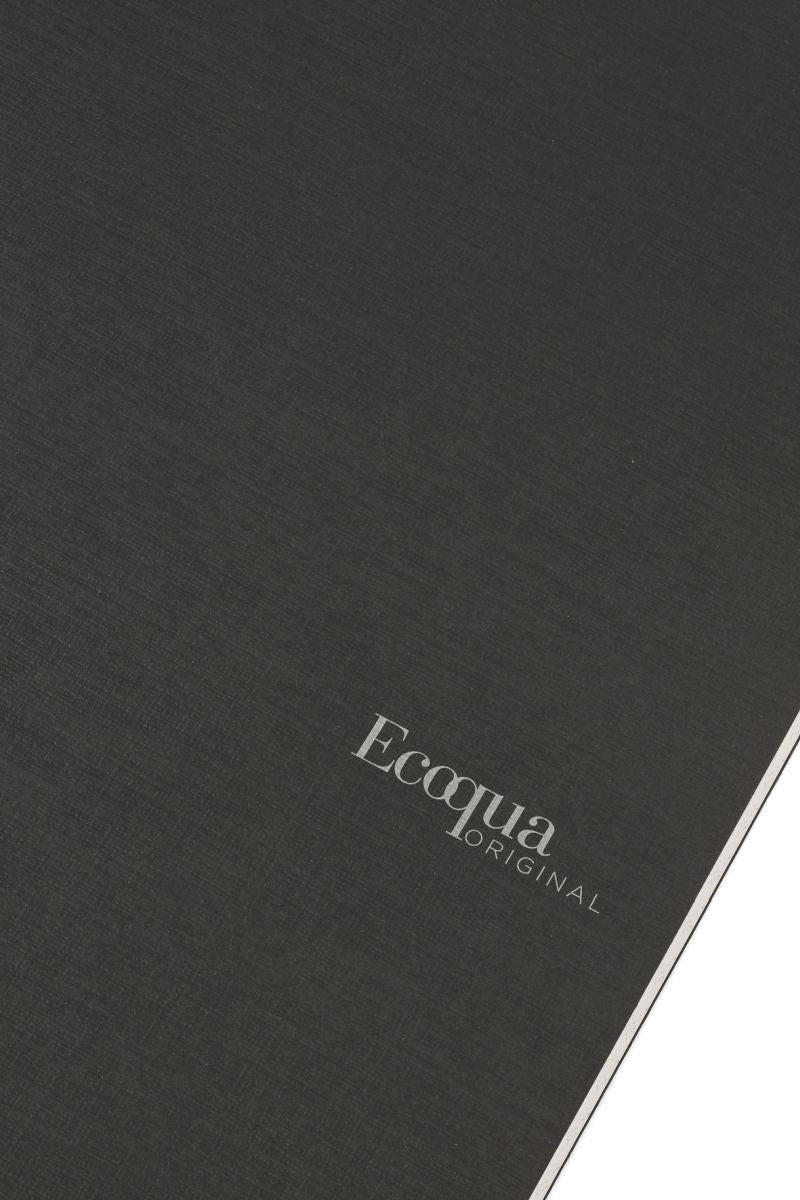 Fabriano Ecoqua Stapled Notebook Black Plain