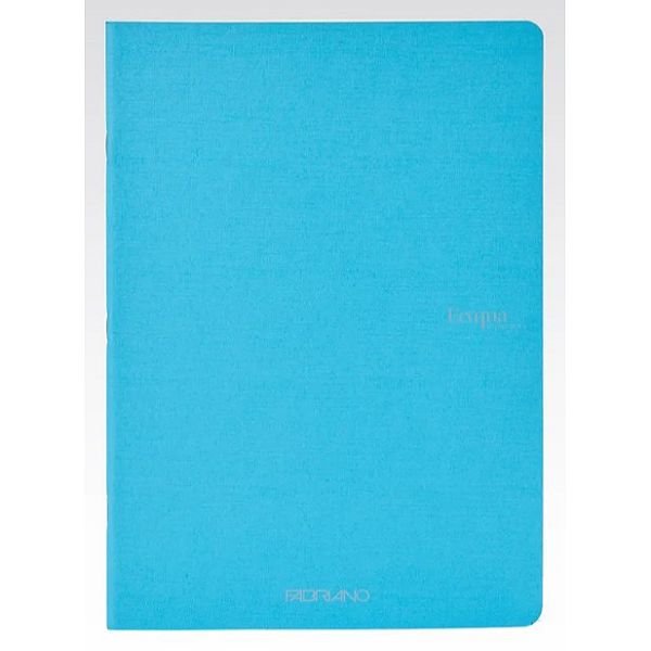 Fabriano Ecoqua Stapled Notebook Turquoise Dotted A4