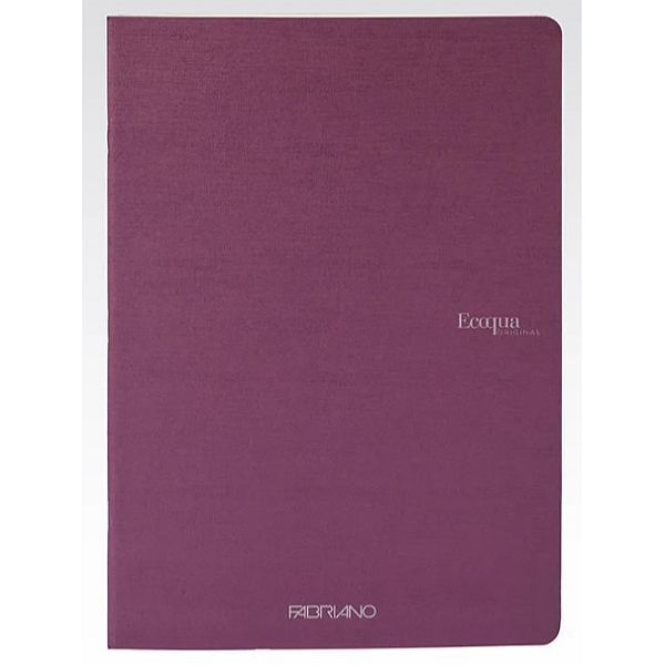Fabriano Ecoqua Stapled Notebook Wine Dotted A4