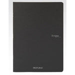 Fabriano Ecoqua Stapled Notebook Black Grid A4
