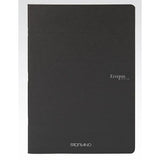 Fabriano Ecoqua Stapled Notebook Black Grid A4