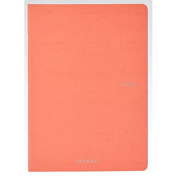 Fabriano Ecoqua Stapled Notebook Flamingo Lined A4