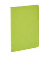 Fabriano Ecoqua Stapled Notebook Lime Lined A4