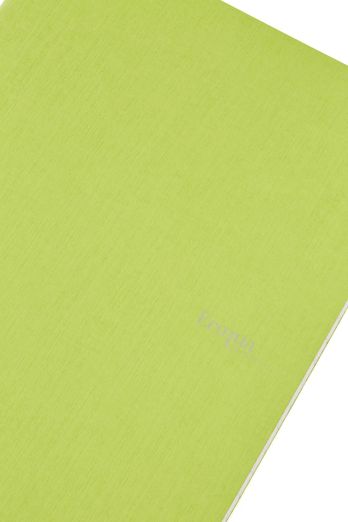 Fabriano Ecoqua Stapled Notebook Lime Lined A4