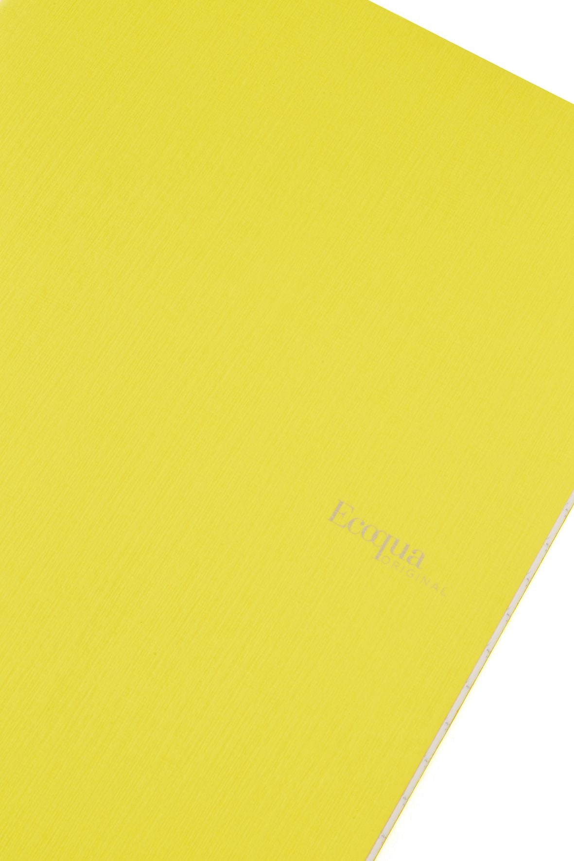 Fabriano Ecoqua Stapled Notebook Lemon Lined A4