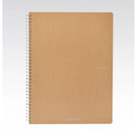 Fabriano Ecoqua Spiral Perforated Notebook Brown Grid A4