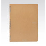 Fabriano Ecoqua Spiral Perforated Notebook Brown Grid A4