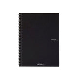 Fabriano Ecoqua Spiral Perforated Notebook Black Grid A4
