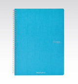 Fabriano Ecoqua Spiral Perforated Notebook Turquoise Grid A4