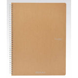 Fabriano Ecoqua Spiral Notebook Brown Lined A4