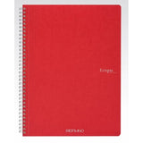 Fabriano Ecoqua Spiral Notebook Raspberry Lined A4