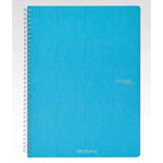 Fabriano Ecoqua Spiral Notebook Turquoise Lined A4